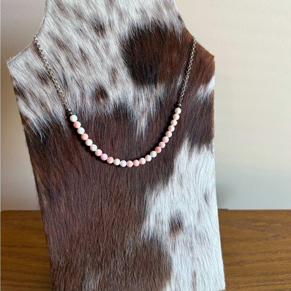 Pink Beaded Necklace
